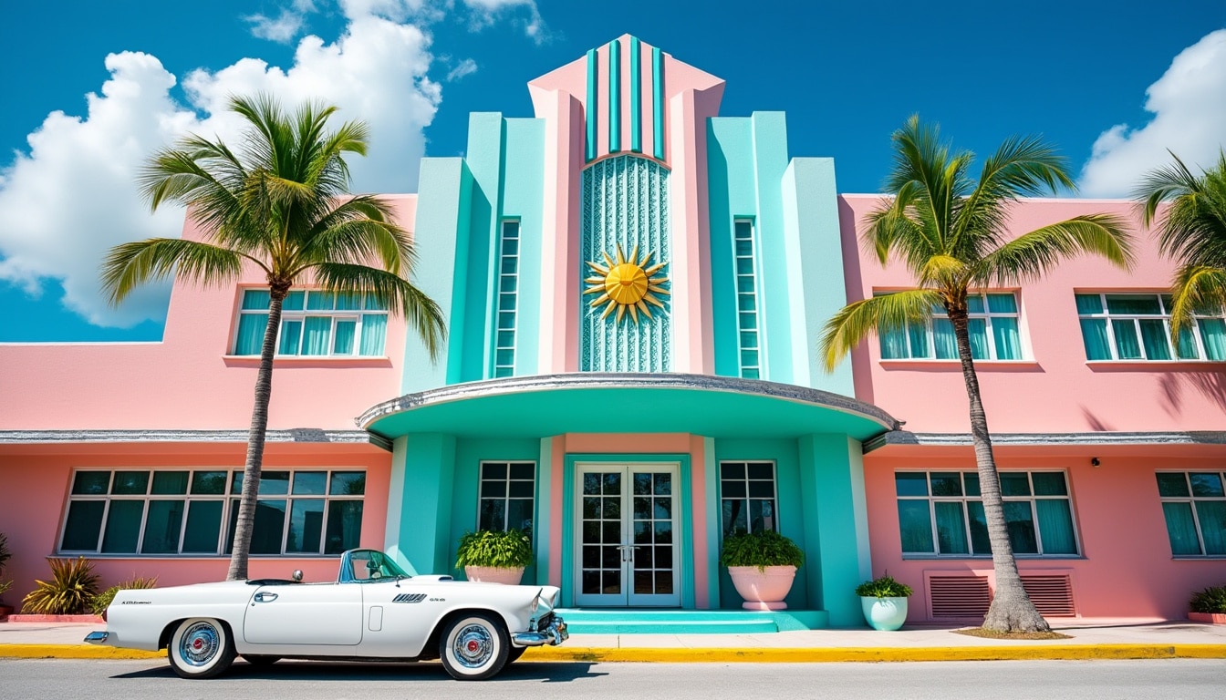 esplora l'architettura vibrante e le caratteristiche urbane uniche di Miami, dove le influenze culturali si fondono perfettamente con design innovativi. scopri luoghi iconici, quartieri iconici e la vita di strada dinamica che rende Miami una città affascinante da vivere.