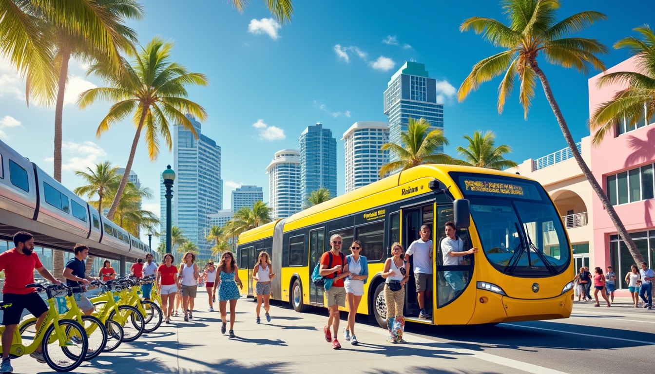 explore the efficiency and convenience of public transport in miami, from buses to the metromover. discover tips for navigating the city and making the most of your travel experience.