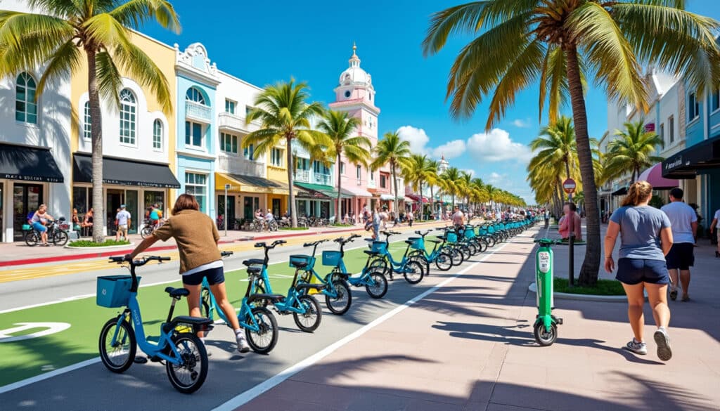 explore the dynamic transportation and mobility landscape of miami, where diverse options like public transit, rideshares, and bike rentals seamlessly connect residents and visitors to the vibrant city life and iconic attractions.