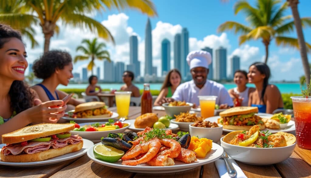 discover the vibrant culinary scene of miami, where diverse cultures blend to create a unique array of flavors. from fresh seafood and traditional cuban dishes to gourmet dining and street food, explore what locals and visitors savor in this sun-soaked city.